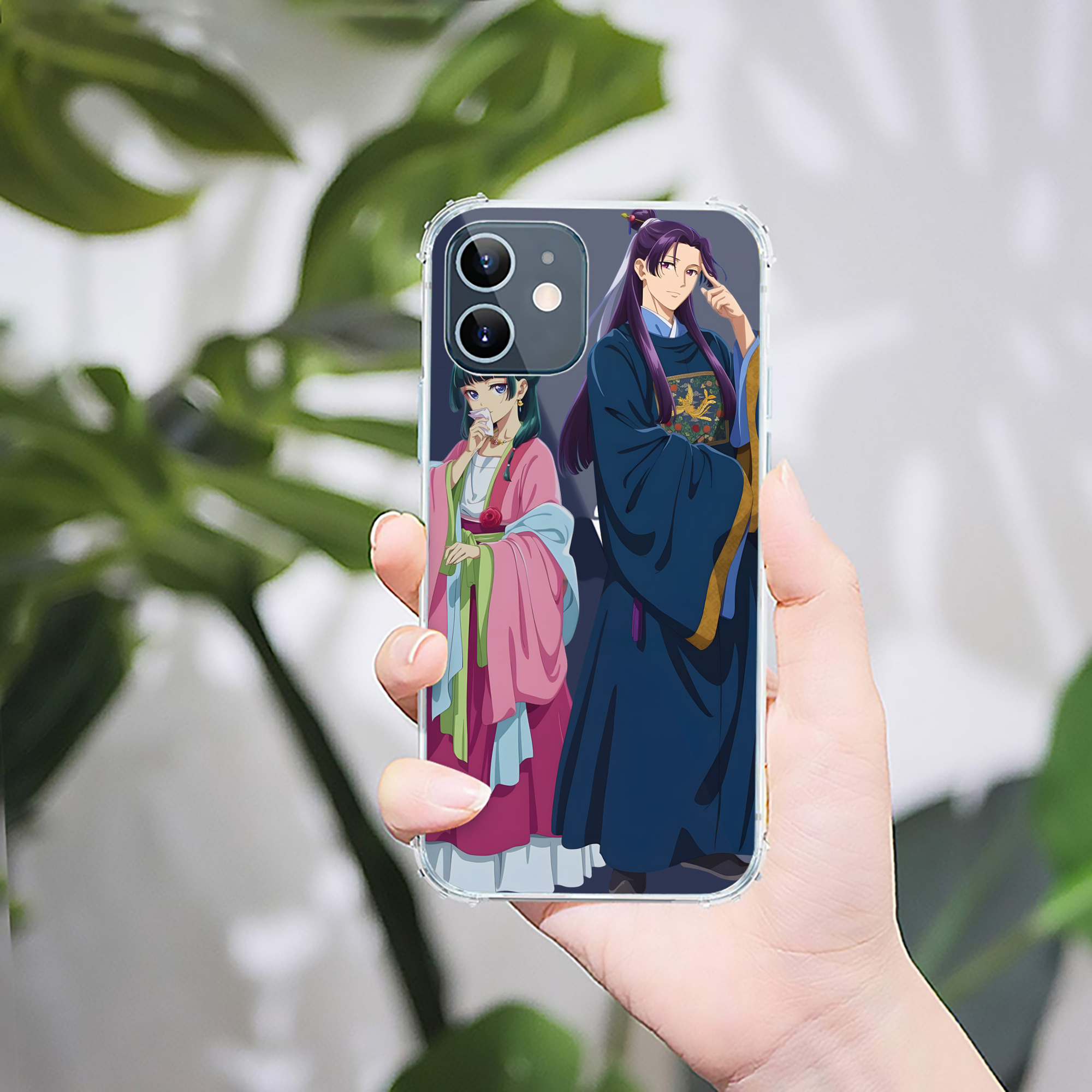 （画像用） 薬屋のひとりごと The Apothecary Diaries 【iPhone 12シリーズ対応】透明スマホケース（クリアソフトケース）
